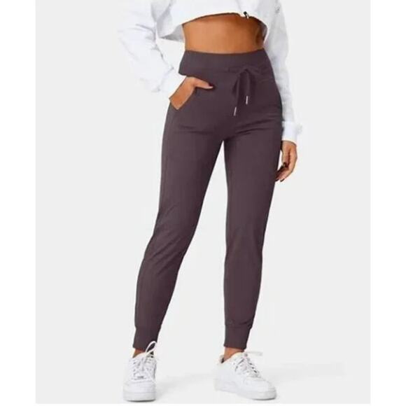 HALARA Softlyzero High Waisted Drawstring Cool Touch Pocket Joggers XS Tall - Picture 1 of 9